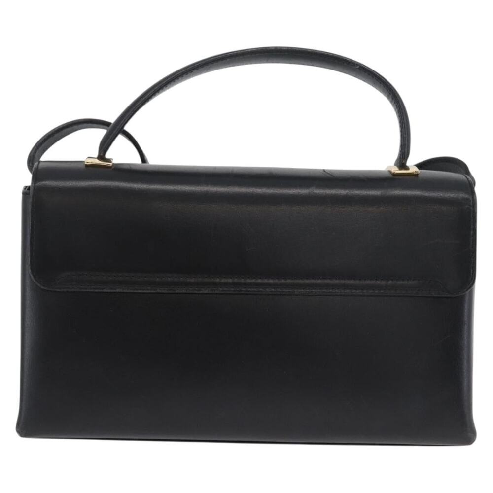 Salvatore Ferragamo Leather Handbag Black - Picture 2 of 16